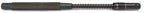 Black metal pintool with textured handle and cylindrical body